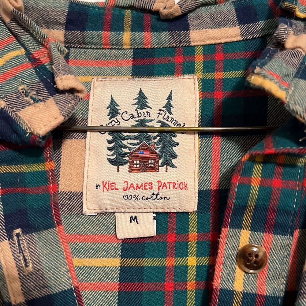 Kiel James Patrick Flannel dress, size M - Picture 2 of 5